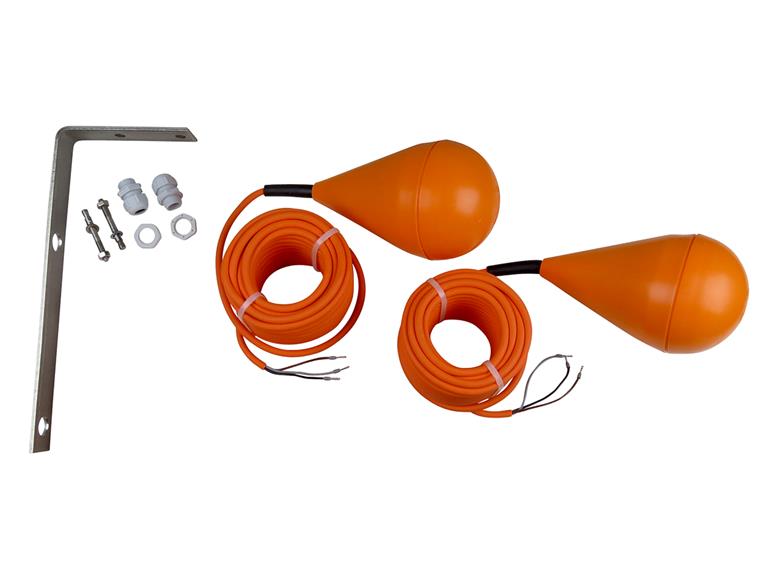 Grundfos Set Schwimmerschalter 2x MS1 - 10 m Kabel mit Befestigung /  62500013